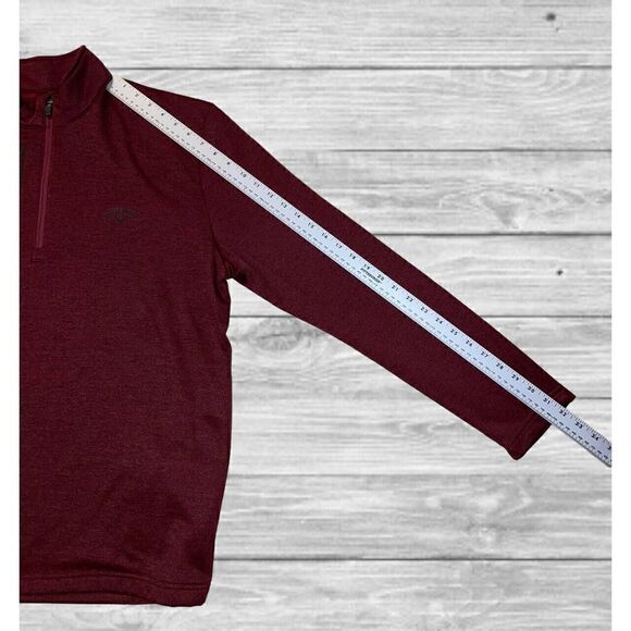 Callaway 1/4 Zip Golf Pullover Athletic Long Sleeve Maroon Mens Size XL - Picture 4 of 6